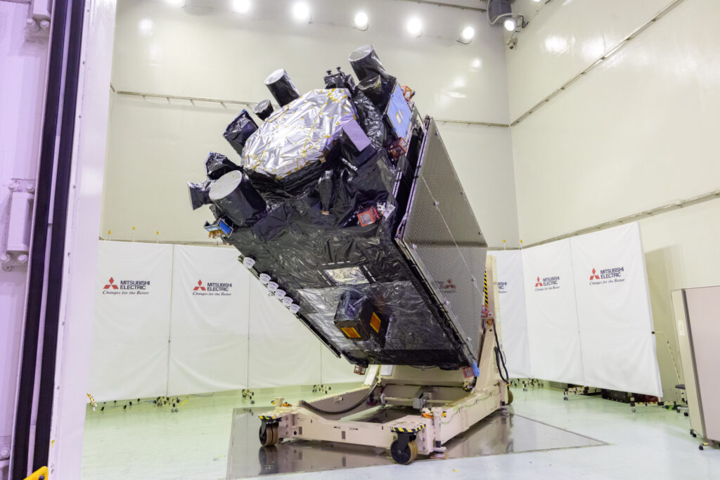 準天頂衛星システム「みちびき7号機」の実機
